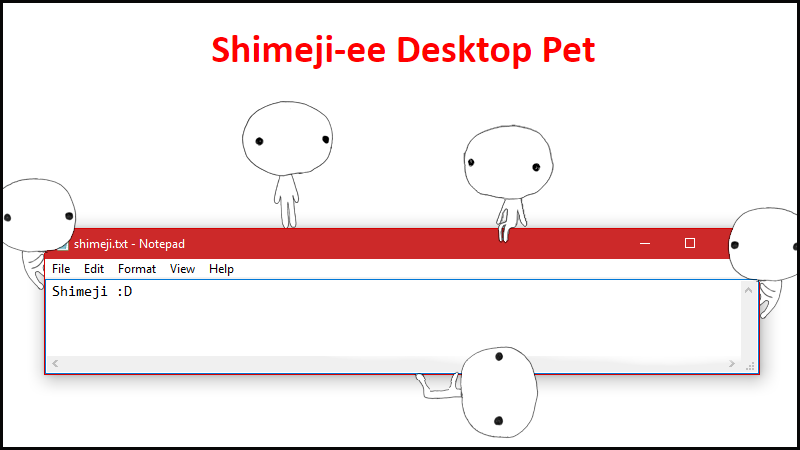 Cách tải Shimiji về máy tính để tạo ký tự chạy trên màn hình