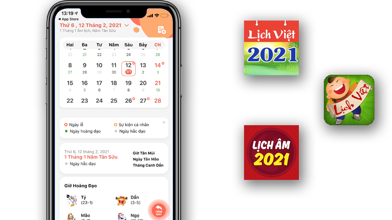 Top 6 Ứng Dụng Lịch Việt, Xem Lịch Âm Tốt Nhất Cho Điện Thoại