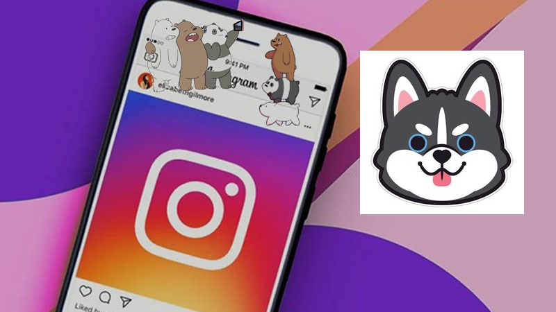 Hiệu ứng chú chó trên mặt với Instagram