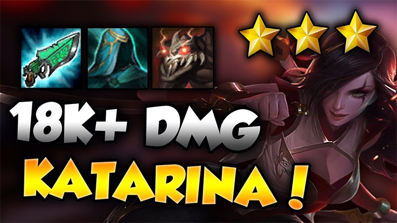 Sát thương của Katarina 3 có thể lên đến con số hàng chục