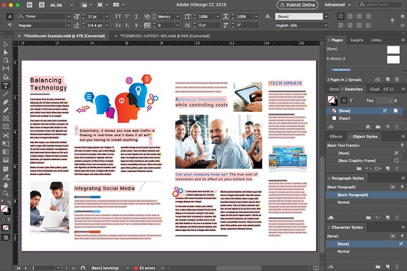  Adobe InDesign CC 