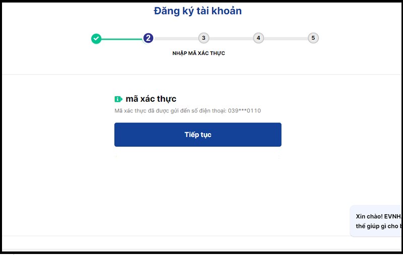 Chọn Tiếp tục