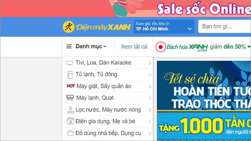 Trang mua hàng Viện