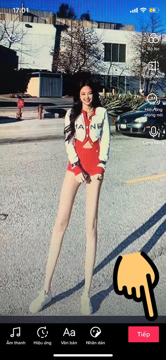 Nhấn n&uacute;t Tiếp