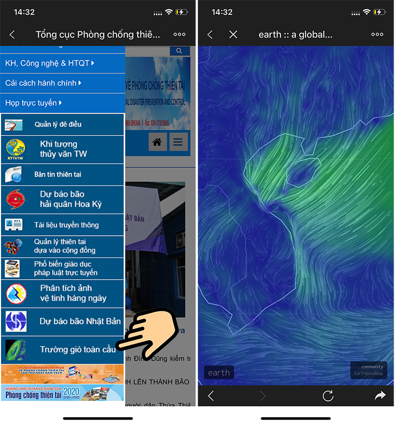 bản đồ dự báo bão hải quân Hoa Kỳ bản đồ dự báo bão hải quân Hoa Kỳ