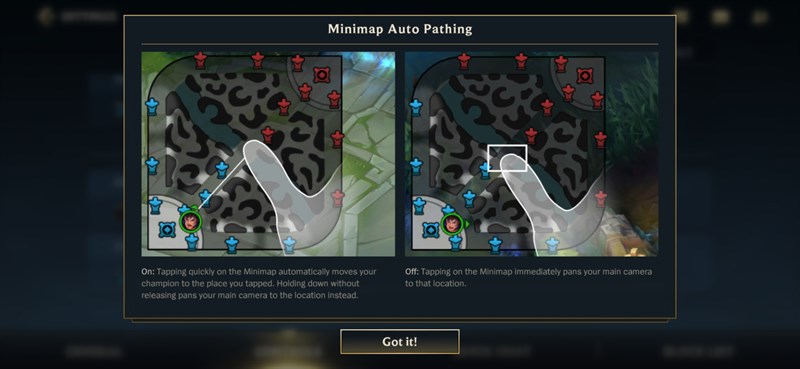 Ảnh minh họa t&iacute;nh năng MiniMap Auto Pathing