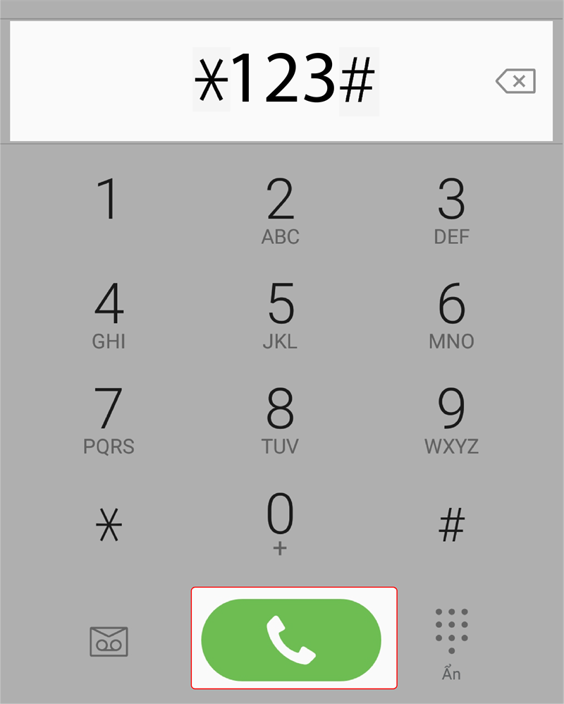 Tra cứu số phút gọi và data còn dư bằng *123#
