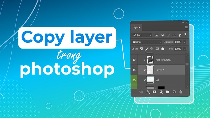 Copy Layer, copy màu trong Photoshop
