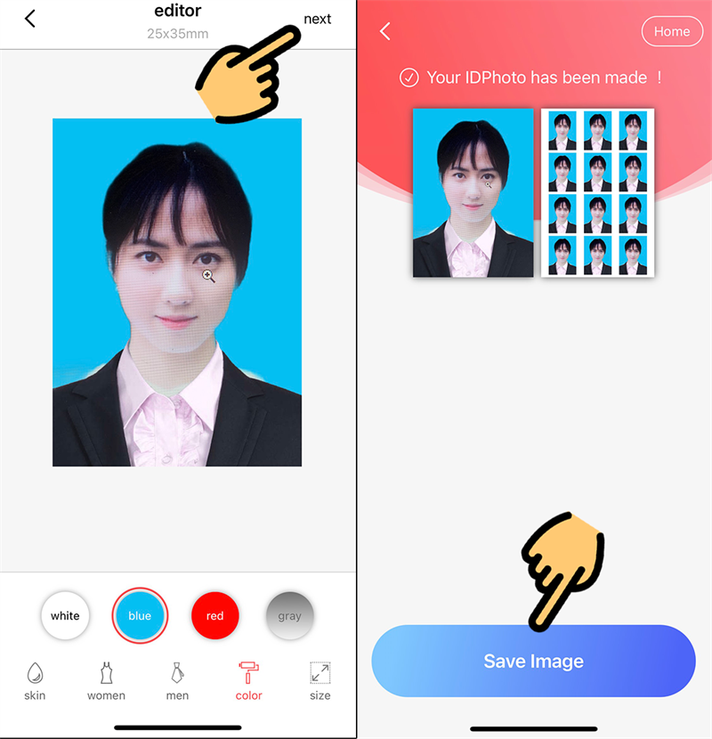 Chọn Save image để tải ảnh về m&aacute;y