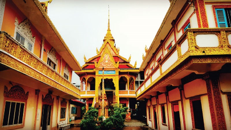 Chùa Khmer Munirangsay&nbsp;toạ lạc tại Cần Thơ