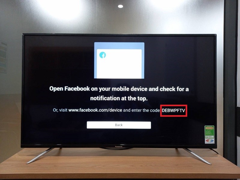 kết nối facebook với tivi
