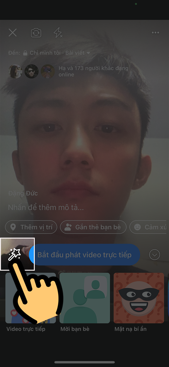 Chọn biểu tượng hình ngôi sao