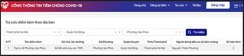Bấm Tìm kiếm Bấm Tìm kiếm