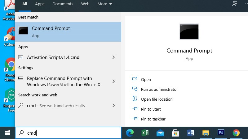 Sử dụng biểu tượng START Sử dụng biểu tượng START