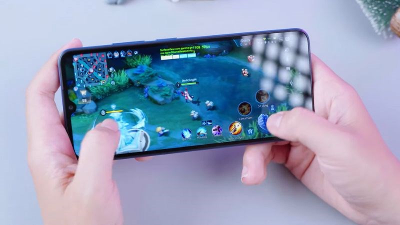Redmi 12C khi trải nghiệm game Li&ecirc;n qu&acirc;n Mobile