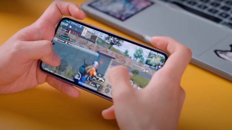 Test game PUBG Mobile trên Galaxy A54
