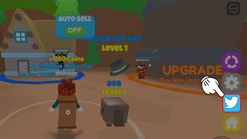 Chọn biểu tượng Twitter bird