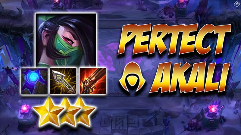 Akali cũng không hề kém cạnh với ba món trang bị trấn phái