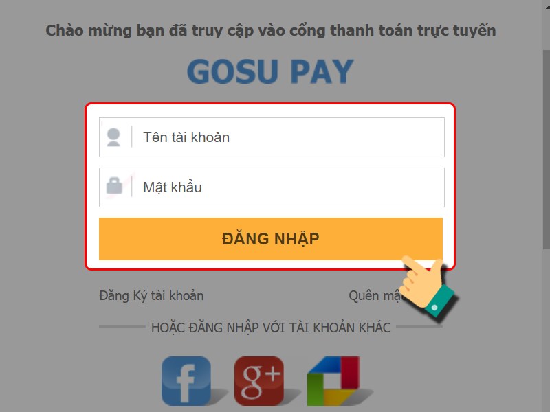 Đăng nhập t&agrave;i khoản của bạn