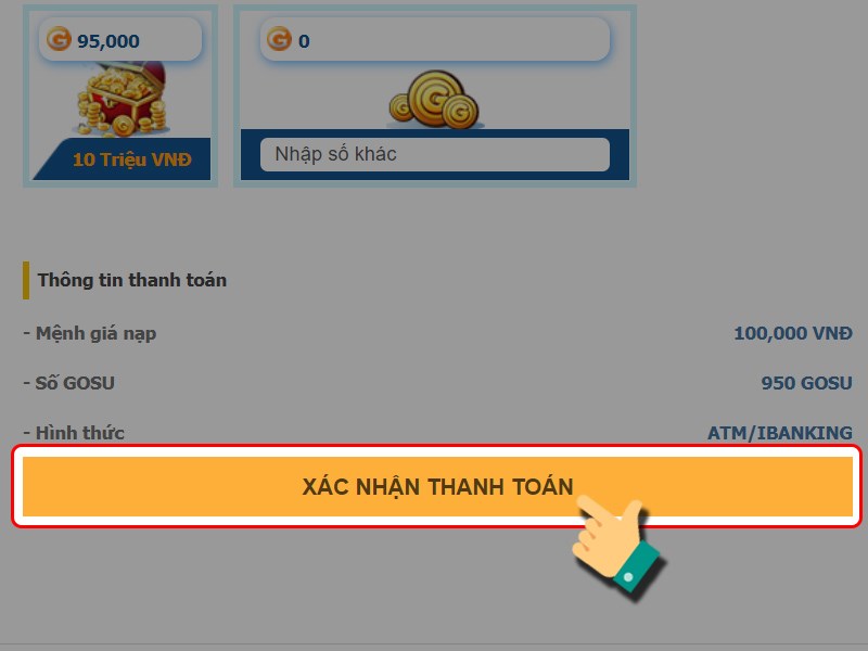 X&aacute;c nhận thanh to&aacute;n
