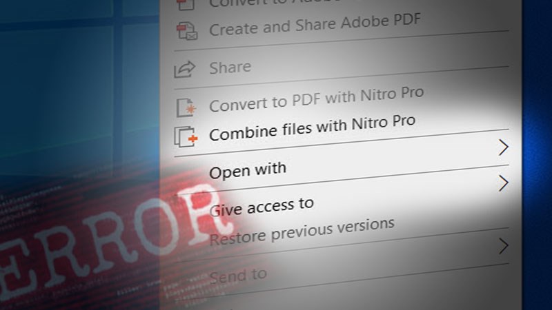 nitro pro 9 not opening