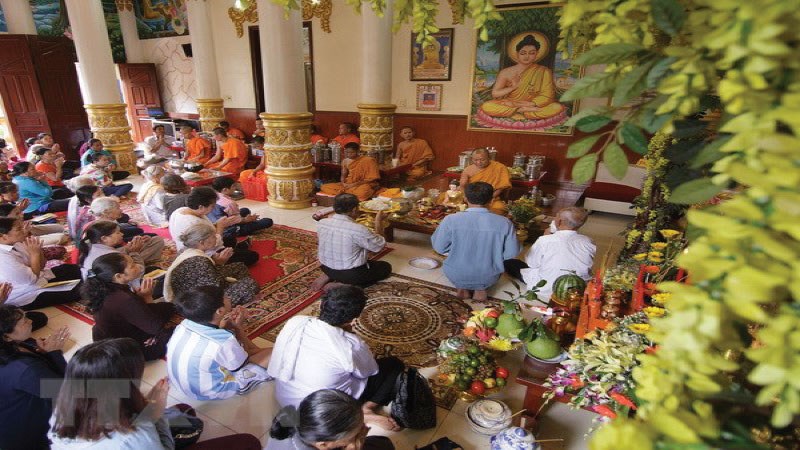 Lễ Sênh Dolta của đồng bào Khmer tại chùa Munirangsay