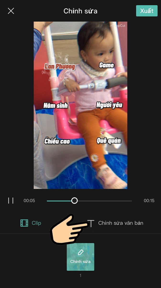 Bấm Chỉnh sửa văn bản Bấm Chỉnh sửa văn bản