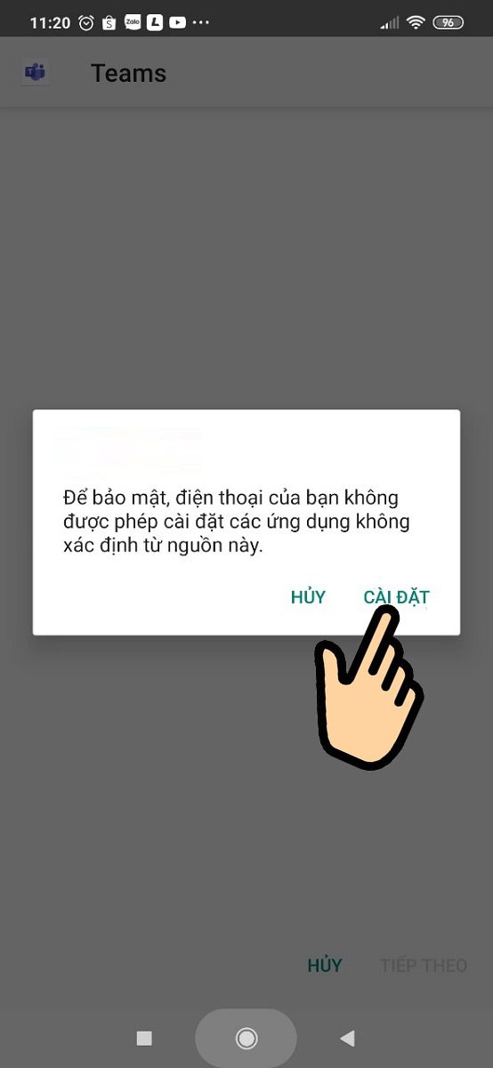 Chọn C&agrave;i đặt