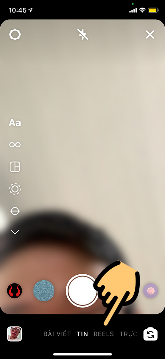 Bạn chọn mục Reels