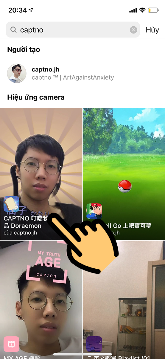 nhập tìm kiếm từ captno doraemon