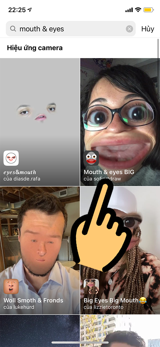 Nhập tìm kiếm từ mouth & eyes