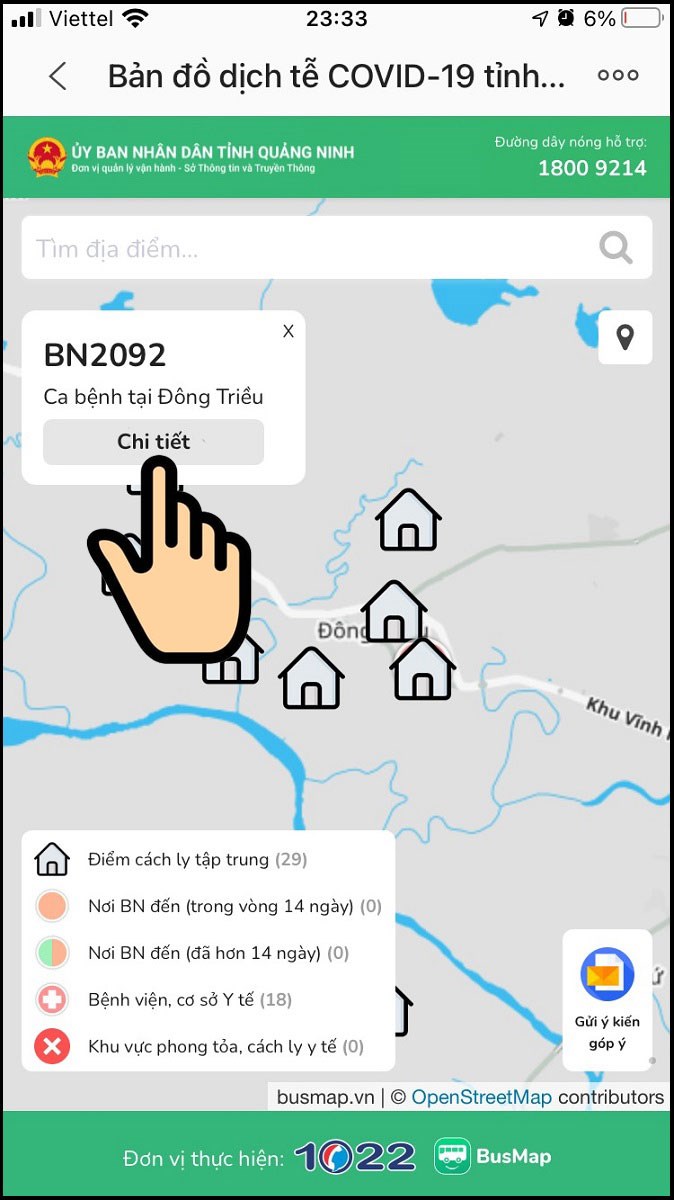 Bấm chọn Chi tiết