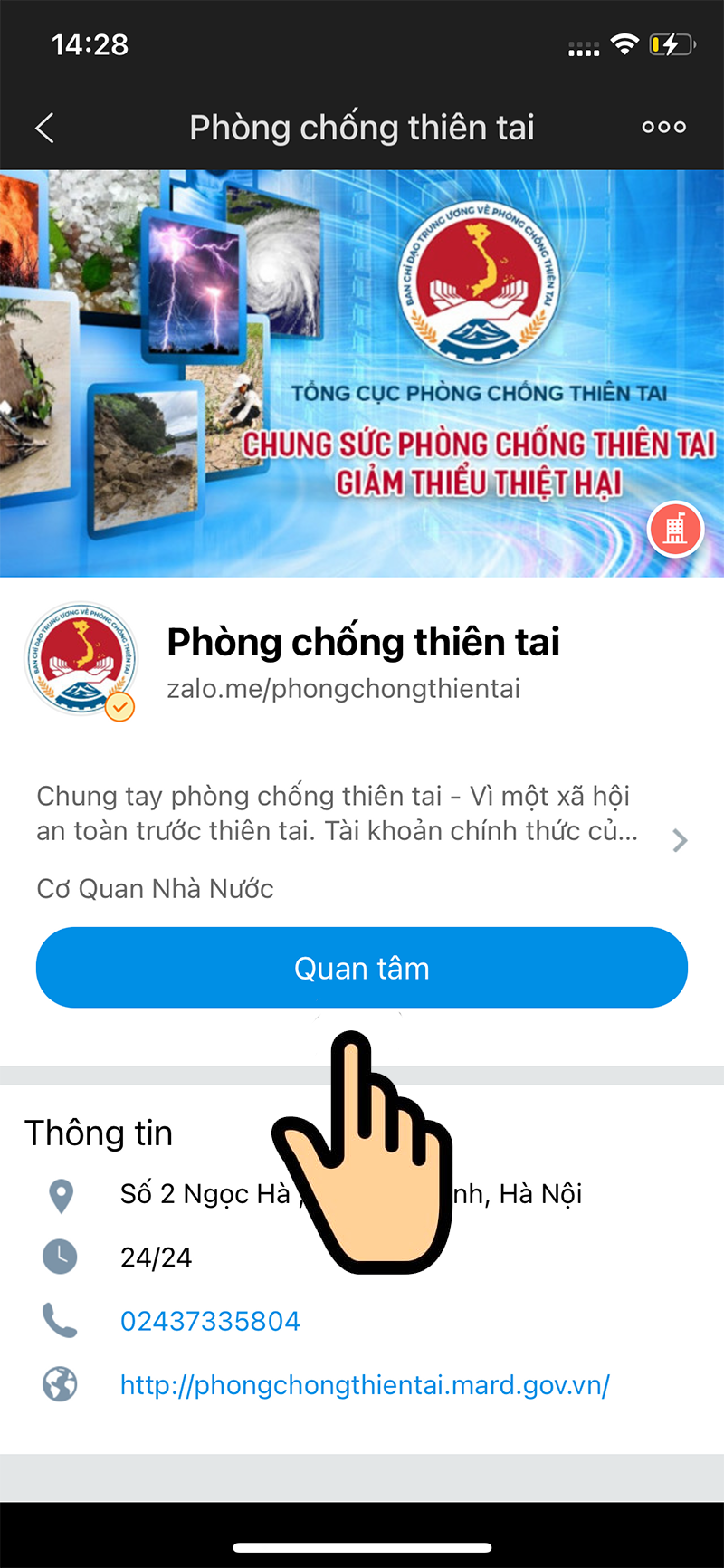 gõ tìm trang "Phòng chống thiên tai" gõ tìm trang "Phòng chống thiên tai"