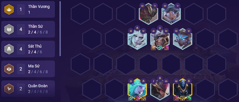 Đội hình giai đoạn cuối trận