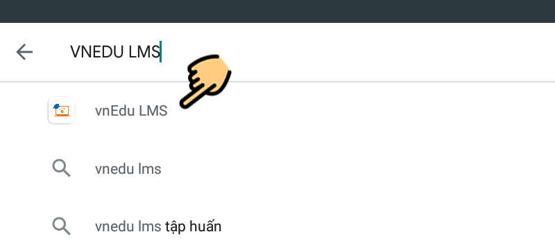 Tìm từ khóa vnedu LMS