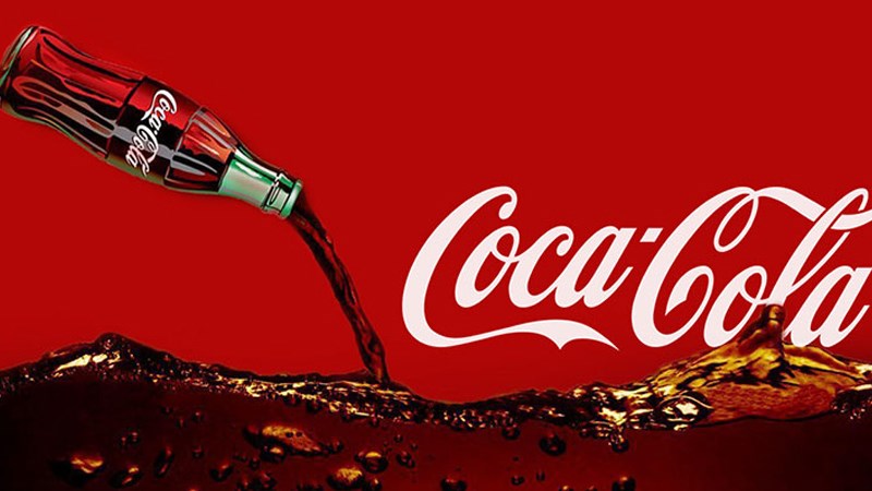 Màu đỏ đặc trưng của Coca Cola Màu đỏ đặc trưng của Coca Cola