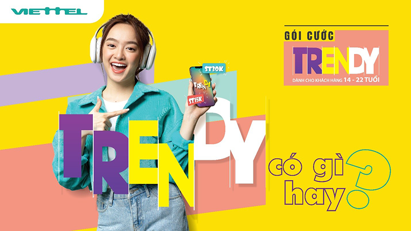 C&aacute;ch đăng k&yacute; g&oacute;i cước Viettel Trendy miễn ph&iacute; data 3G, 4G
