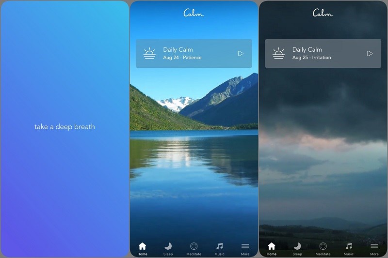 Ứng dụng Calm – Meditate, Sleep, Relax