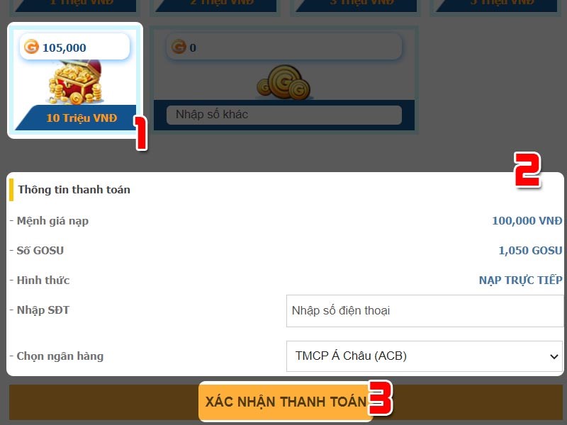 X&aacute;c nhận th&ocirc;ng tin