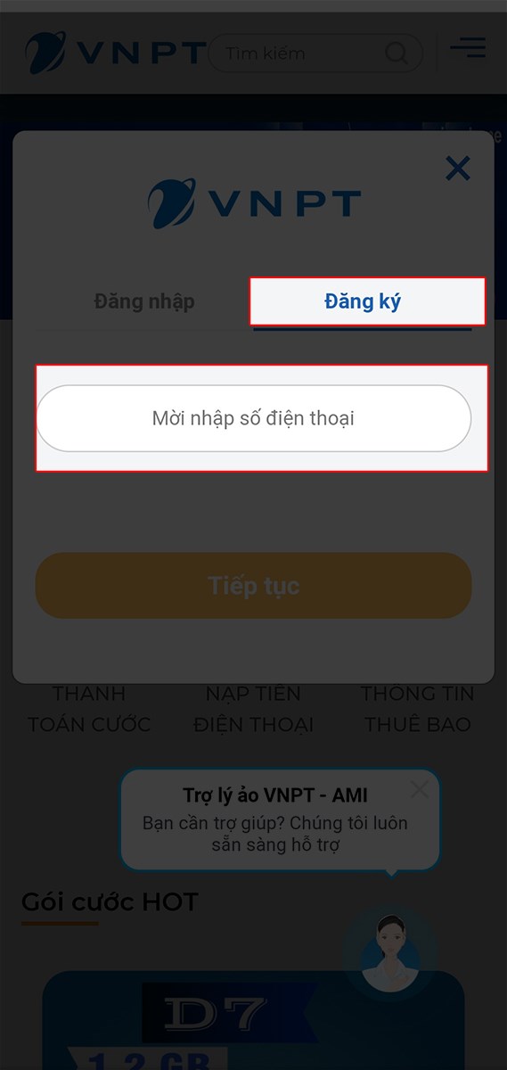 Đăng ký Vinaportal Đăng ký Vinaportal