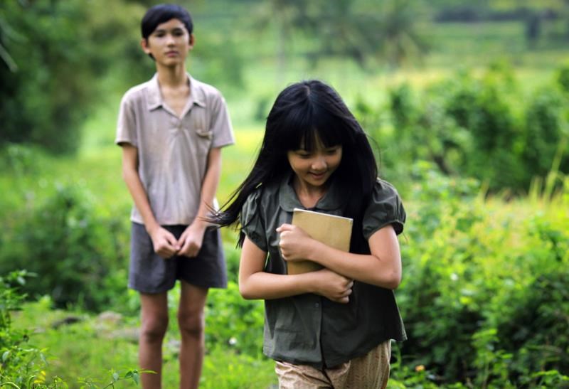 Bé Mận và Tường trong phim