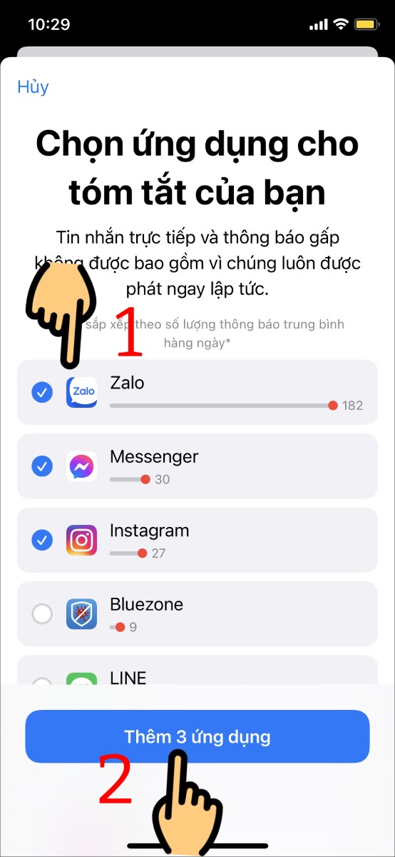 Bấm chọn ứng dụng rồi nhấn Th&ecirc;m ứng dụng