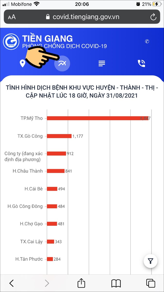 Nhấn vào biểu tượng như trên