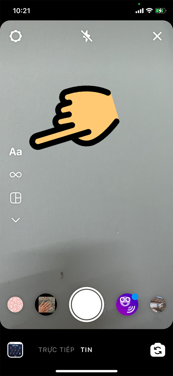Chọn icon chữ Aa