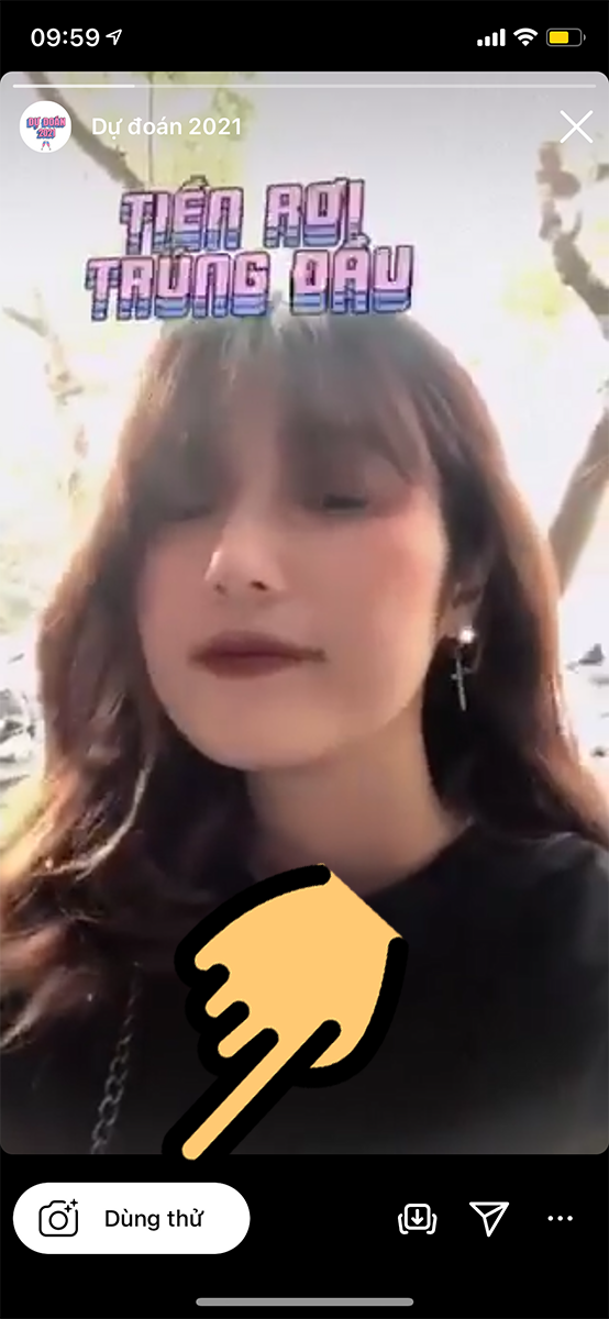 Chọn mục Dùng thử Chọn mục Dùng thử