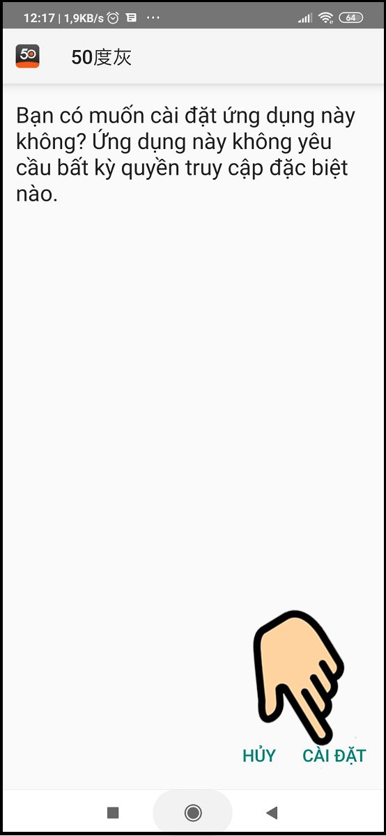 Chọn C&Agrave;I ĐẶT