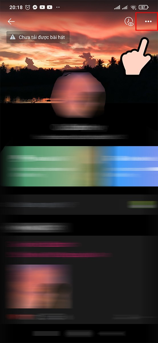 chọn v&agrave;o dấu 3 chấm ở g&oacute;c b&ecirc;n phải