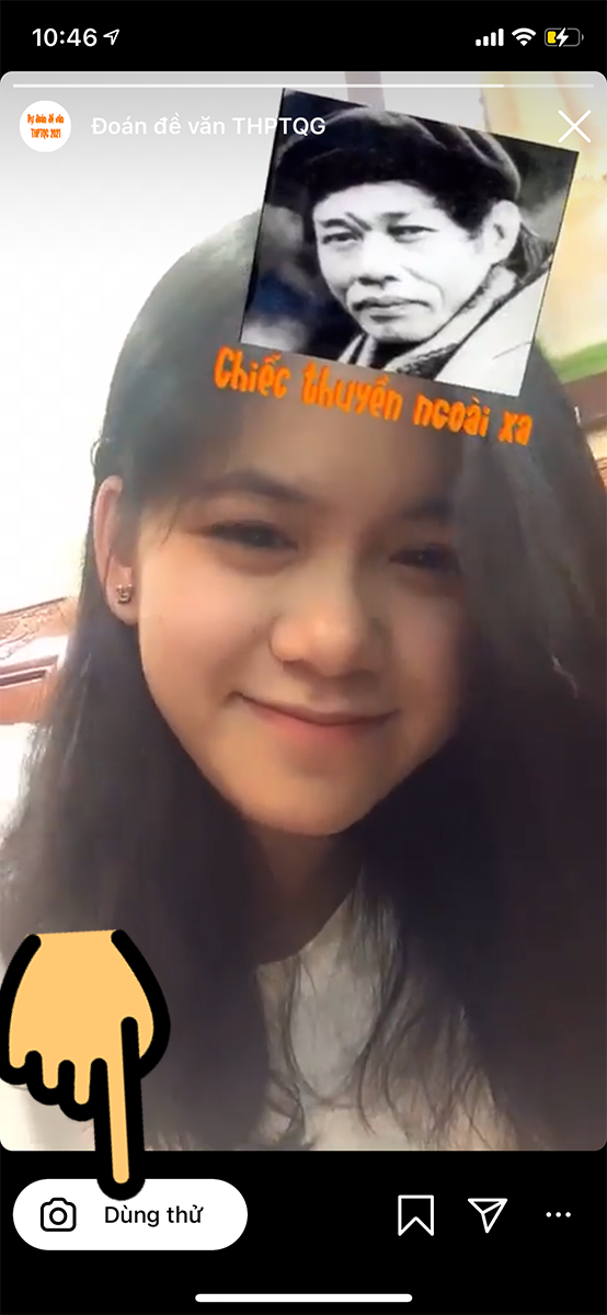 Chọn mục Dùng thử