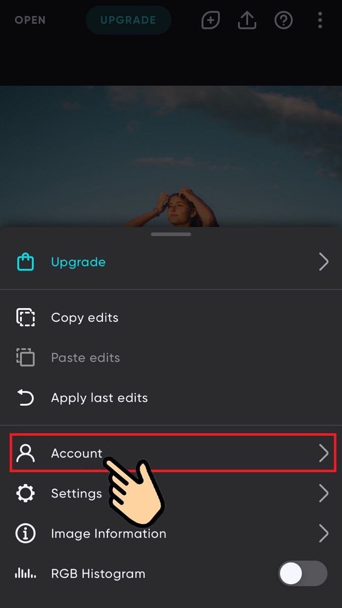 Cách đăng nhập tài khoản app Polarr để chỉnh ảnh đơn giản