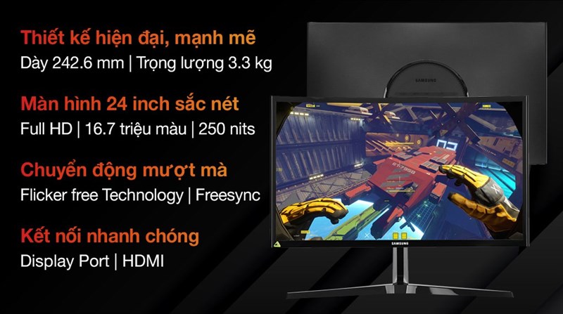 Màn hình Samsung LCD Gaming 24 inch